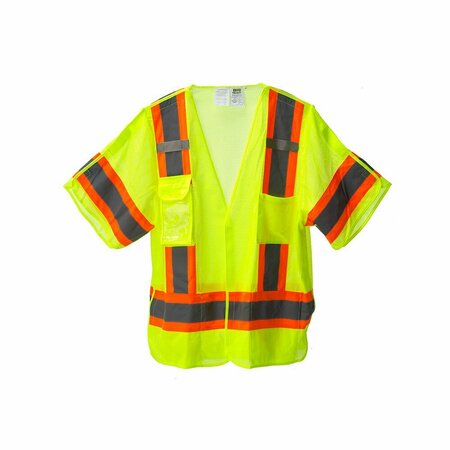 CORDOVA Breakaway Safety Vest, COR-BRITE, Type R, Class 3, FR - Lime, 3XL VB3201FR3XL